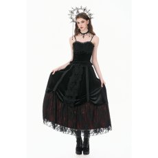 画像7: Gothic Velvet Skirt  Red Underskirt / スカート【DARK IN LOVE】 (7)