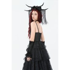 画像8: Velvet Lace Embroidered Gloves / グローブ【DARK IN LOVE】 (8)