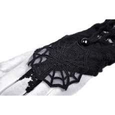画像7: Punk sexy hook flower cobweb gloves / グローブ【DARK IN LOVE】 (7)