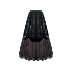 画像3: Gothic Velvet Skirt  Red Underskirt / スカート【DARK IN LOVE】 (3)