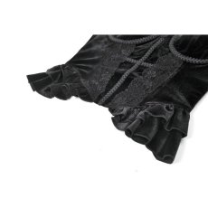 画像15: Patchwork Coffin and Cross Trimmed Cami Top / トップス【DARK IN LOVE】 (15)