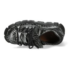 画像8:  [取り寄せ] M-120N-C144 / 蜘蛛の巣 / 厚底スニーカー / 本革【NEW ROCK】 (8)