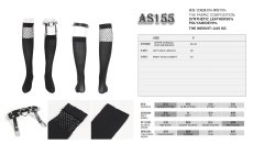 画像9: 🔥SALE🔥Devotion Gothic Heart Ring Spiked Leg Harness / ソックス【Devil Fashion】 (9)