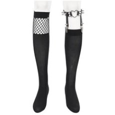 画像6: 🔥SALE🔥Devotion Gothic Heart Ring Spiked Leg Harness / ソックス【Devil Fashion】 (6)