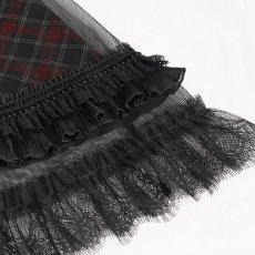 画像11: 🔥SALE🔥punk cheongsam collar plaid dress / ワンピース【Devil Fashion】 (11)