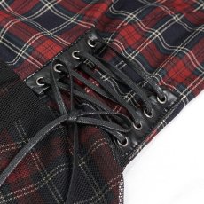 画像10: 🔥SALE🔥punk cheongsam collar plaid dress / ワンピース【Devil Fashion】 (10)