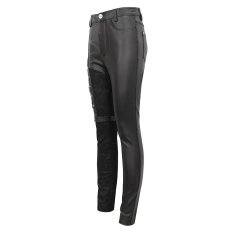 画像10: 🔥SALE🔥Women's asymmetrical faux leather trousers / レザーパンツ【Devil Fashion】 (10)