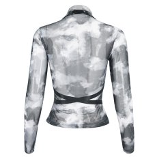 画像10: 🔥SALE🔥Tie-dyed mesh leather strip embellished / トップスセット【Devil Fashion】 (10)