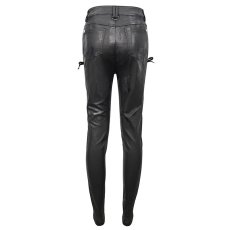 画像9: 🔥SALE🔥Side straps Thigh mesh women's leather trousers / レザーパンツ【Devil Fashion】 (9)
