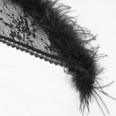画像10: 🔥SALE🔥feather lace shawl / ショール【Devil Fashion】 (10)