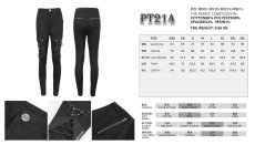 画像13: 🔥SALE🔥Punk Twill decorative Faux Leather Leg Loop Trousers / パンツ【Devil Fashion】 (13)