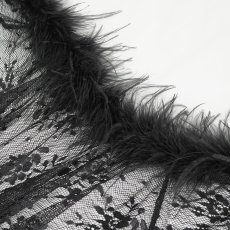 画像12: 🔥SALE🔥feather lace shawl / ショール【Devil Fashion】 (12)