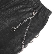 画像10: 🔥SALE🔥Punk Irregular Semi-perspective Knit Trousers / レギンス【Devil Fashion】 (10)