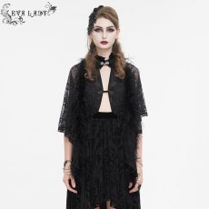 画像3: 🔥SALE🔥feather lace shawl / ショール【Devil Fashion】 (3)