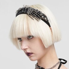 画像1: Ghost Claw Pin Headband / 亡霊の爪 / カチューシャ【Devil Fashion】 (1)