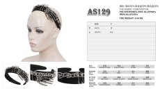 画像11: Ghost Claw Pin Headband / 亡霊の爪 / カチューシャ【Devil Fashion】 (11)
