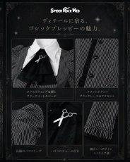 画像17: Black white strip preppy style dress / ワンピース【DARK IN LOVE】 (17)