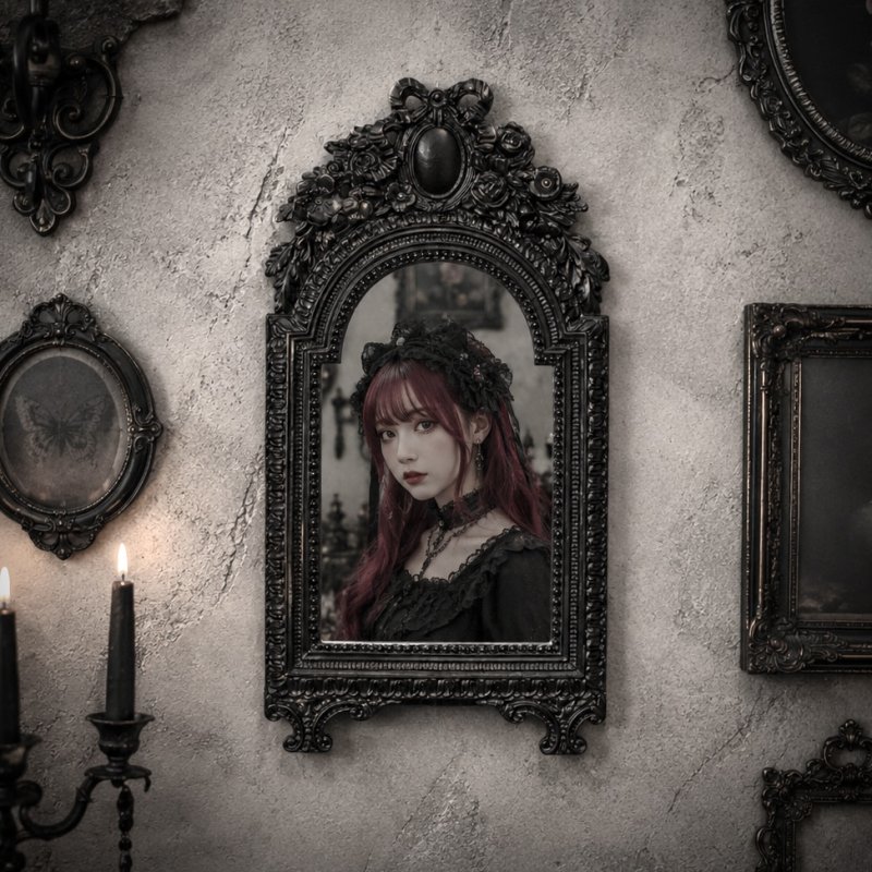 Victoriana / BLACK / ミラー【Alchemy Gothic】 | Spider Rock Web