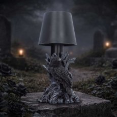 画像1: Nevermore Lamp / USB /カラス / テーブルランプ【NEMESIS NOW】 (1)