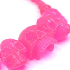 画像2: SKULL COLLECTION / Pink Glitter / ネックレス【KREEPSVILLE 666】 (2)