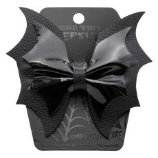 画像3: Batwing Black PVC Hair Bow / ヘアクリップ【KREEPSVILLE 666】 (3)