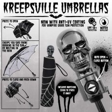 画像4: Spiderweb / UVカット / 折りたたみ傘（ワンタッチ式）【KREEPSVILLE 666】 (4)