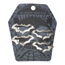 画像3: Bat Snap Hair Clips / Silver / ヘアクリップ【KREEPSVILLE 666】 (3)