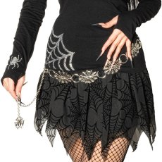 画像2: Spiderweb  Chain Belt / Silver / ウエストベルト【KREEPSVILLE 666】 (2)