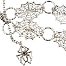 画像3: Spiderweb  Chain Belt / Silver / ウエストベルト【KREEPSVILLE 666】 (3)