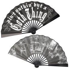 画像1: Goth Thing Double Sided Fan / XLサイズ / 扇子【KREEPSVILLE 666】 (1)