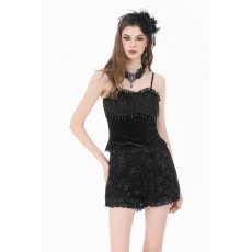 画像4: Dark Rose - 3D Floral Jacquard Lace Shorts / ぺチコートパンツ【DARK IN LOVE】 (4)