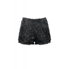 画像2: Dark Rose - 3D Floral Jacquard Lace Shorts / ぺチコートパンツ【DARK IN LOVE】 (2)
