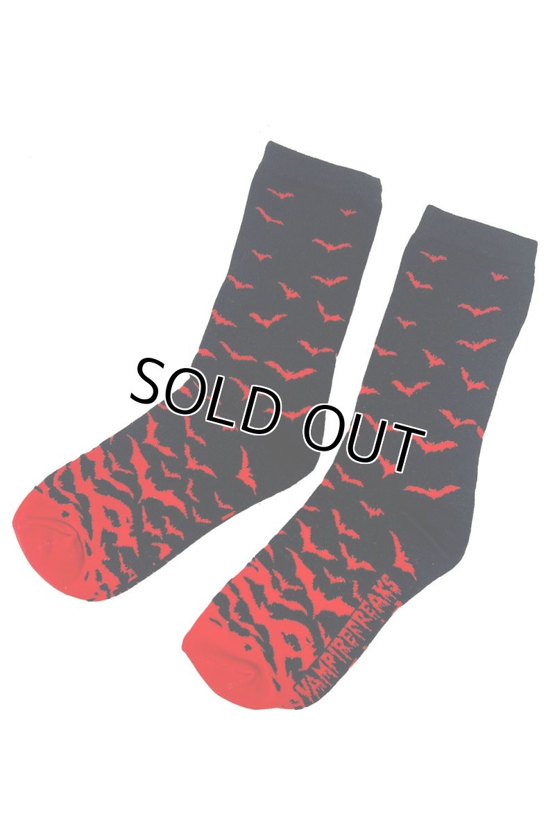 画像5: Bloodbat Crew Socks / ソックス【VampireFreaks】 (5)