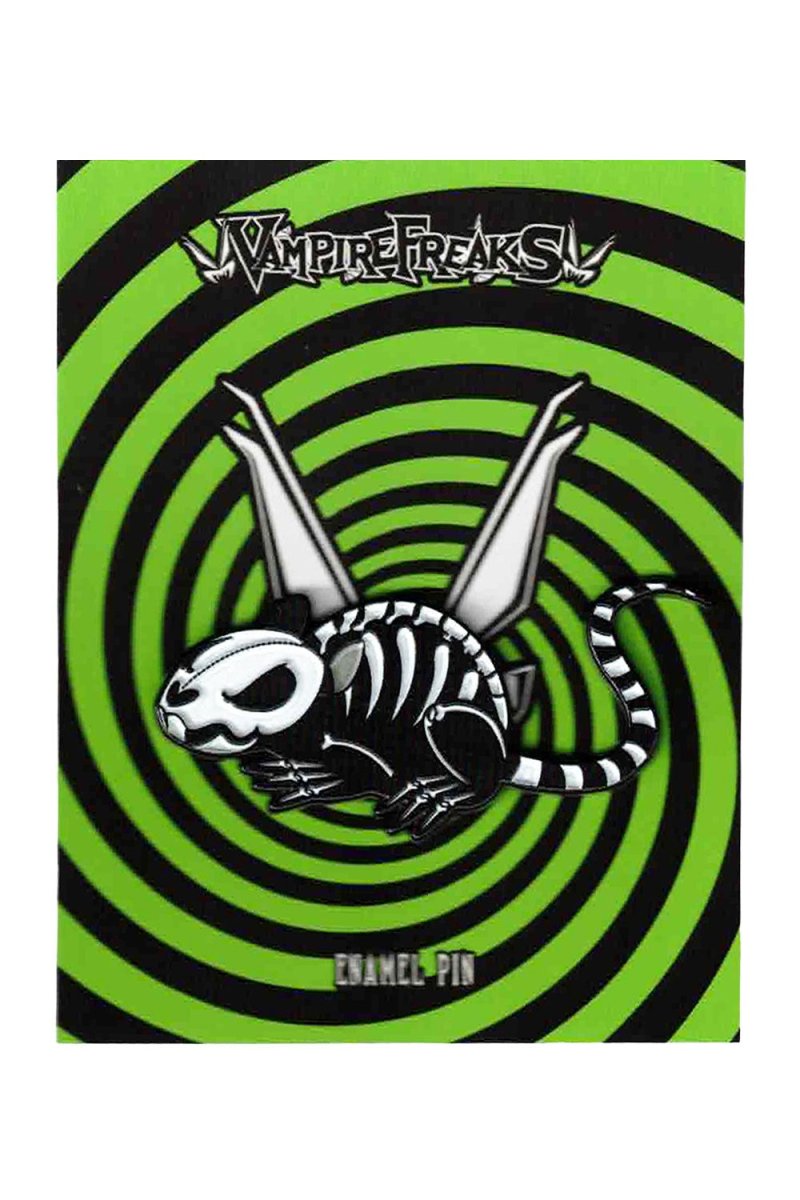 画像2: Plague Rat Enamel Pin / ピン【VampireFreaks】 (2)