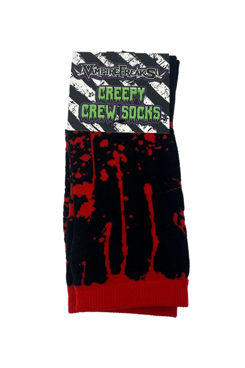 画像7: Murder Mystery Blood Splatter Socks / ソックス【VampireFreaks】 (7)