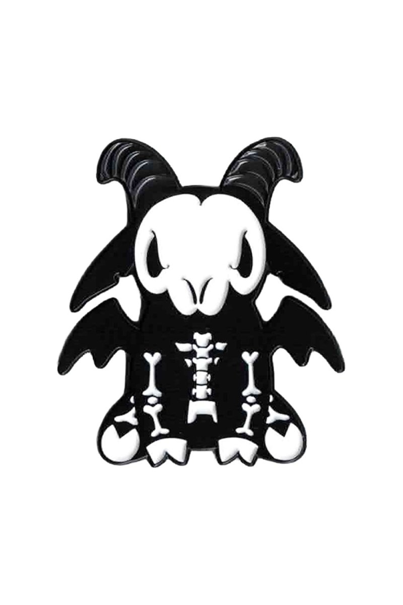 画像1: Skelegoat Enamel Pin / ピン【VampireFreaks】 (1)