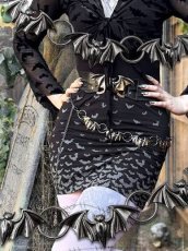 画像2: Batty Bats Chain Belt / Black / ウエストベルト【KREEPSVILLE 666】 (2)