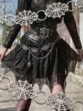 画像5: Spiderweb  Chain Belt / Silver / ウエストベルト【KREEPSVILLE 666】 (5)
