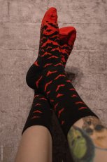 画像2: Bloodbat Crew Socks / ソックス【VampireFreaks】 (2)