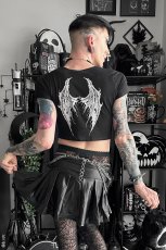画像8: Broken Batwings Crop Top / クロップ丈 / Ｔシャツ【VampireFreaks】 (8)