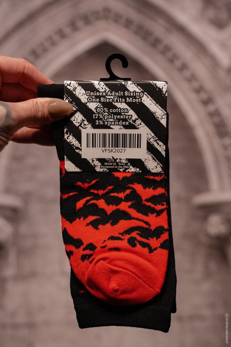 画像4: Bloodbat Crew Socks / ソックス【VampireFreaks】 (4)