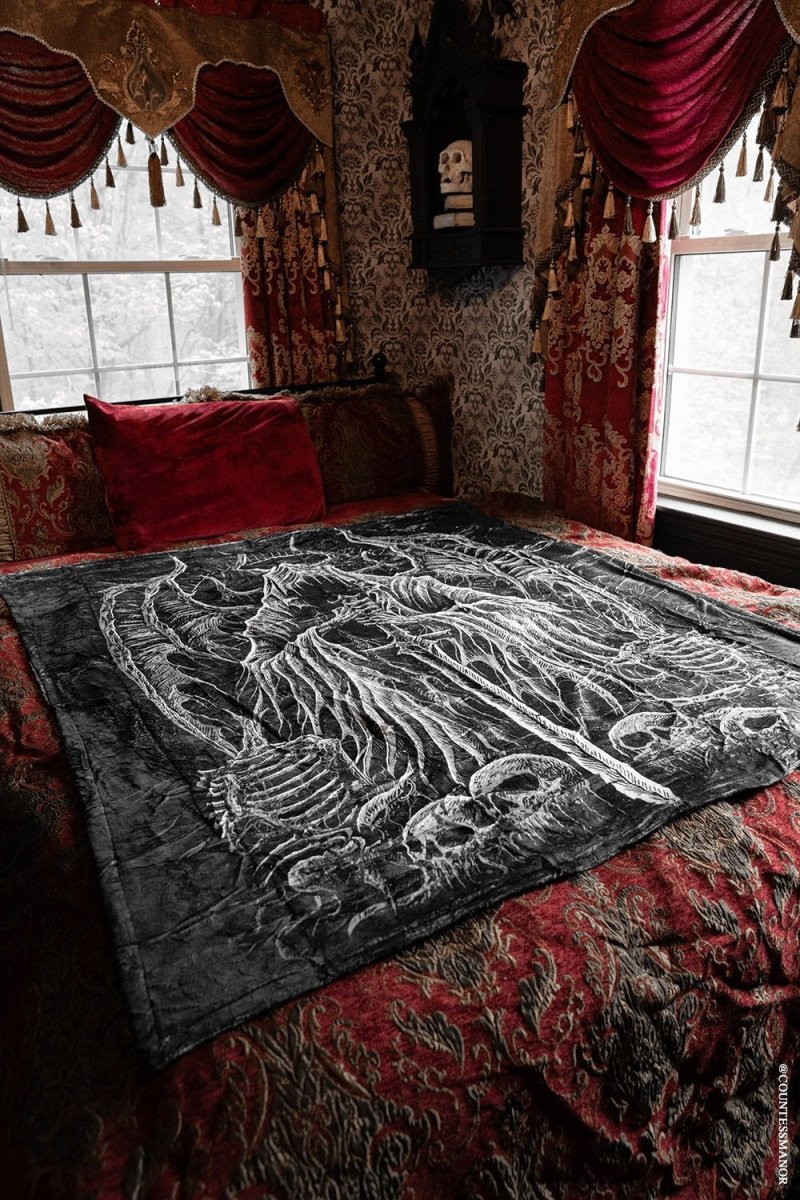 画像3: Angel of Death Throw Blanket / ブランケット【VampireFreaks】 (3)