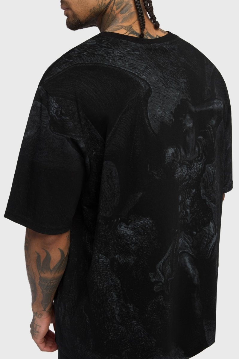 画像4: 【Mens】Noir Relic Oversized T / 魔王聖印【KILLSTAR】 (4)