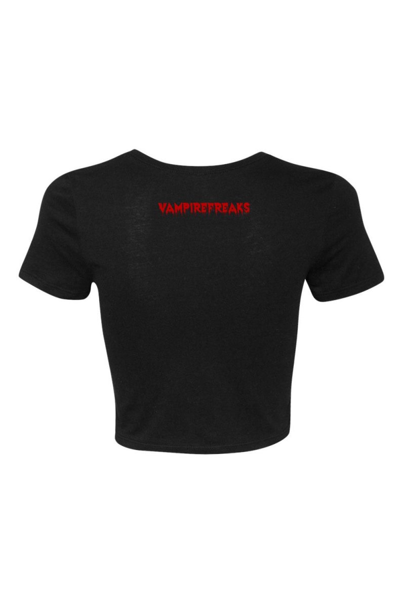 画像4: Bite Me Crop Top / クロップ丈 / Ｔシャツ【VampireFreaks】 (4)