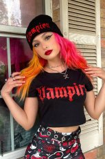 画像10: I'm a Vampire Crop Top / クロップ丈 / Ｔシャツ【VampireFreaks】 (10)