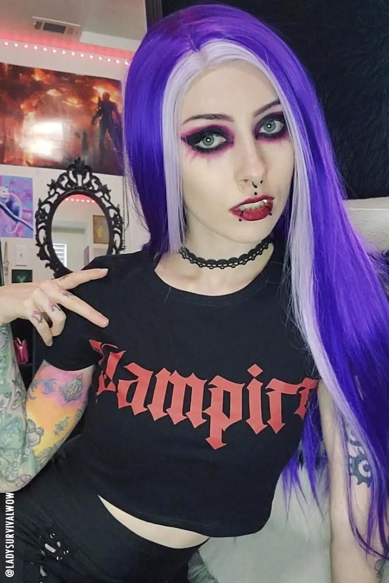 画像13: I'm a Vampire Crop Top / クロップ丈 / Ｔシャツ【VampireFreaks】 (13)