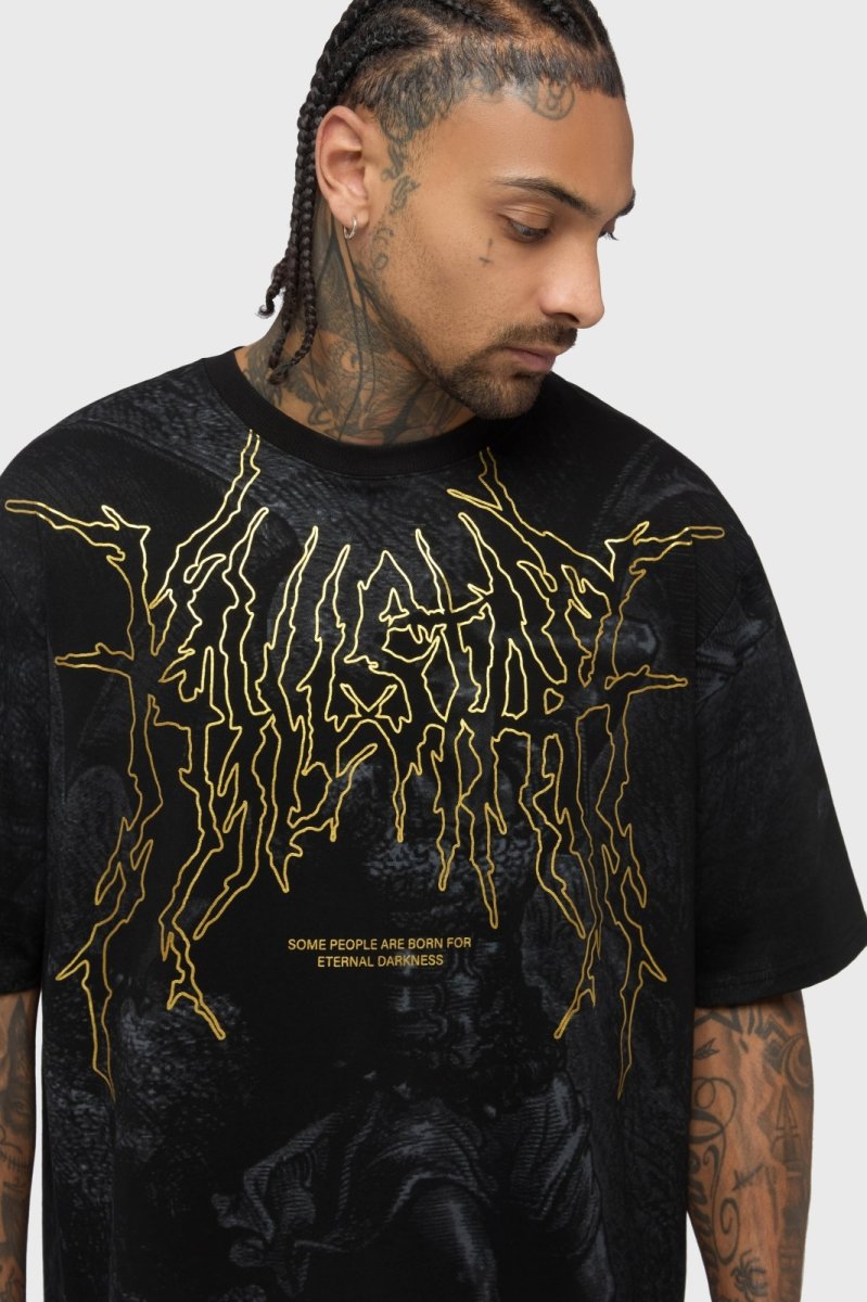 画像3: 【Mens】Noir Relic Oversized T / 魔王聖印【KILLSTAR】 (3)