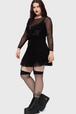 画像7: Gaia Adorned Underbust Corset / 黒薔薇拘束 / アンダーバストコルセット【KILL STAR】 (7)