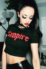 画像15: I'm a Vampire Crop Top / クロップ丈 / Ｔシャツ【VampireFreaks】 (15)