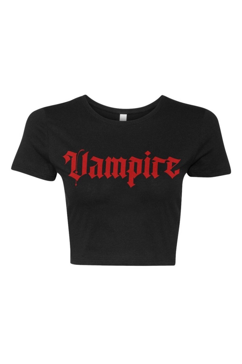 画像4: I'm a Vampire Crop Top / クロップ丈 / Ｔシャツ【VampireFreaks】 (4)